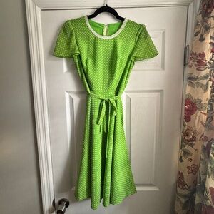 Green Polka Dot Dress